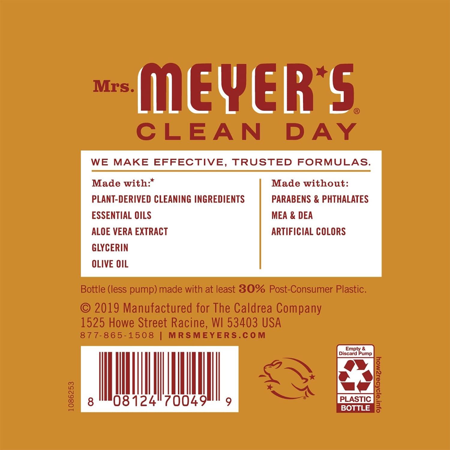 MRS. MEYER'S CLEAN DAY MRS. MEYER'S CLEAN DAY Hand Soap Variety Pack, 1 Apple Cider, 1 Acorn Spice, 2 CT