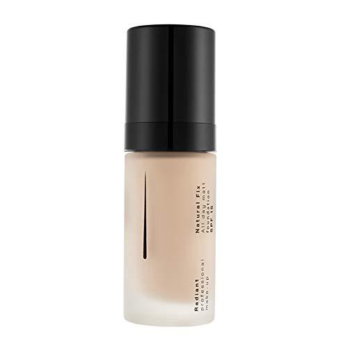 RADIANT PROFESSIONAL MAKE UP / HELLENICA Radiant Professional Natural Fix All Day Matte Cream Foundation - Long Wear High Coverage Face Makeup Foundation With SPF 15 - Oil Free Matte Finish - For All Skin Types-1.01 oz. (02 - Caramel)