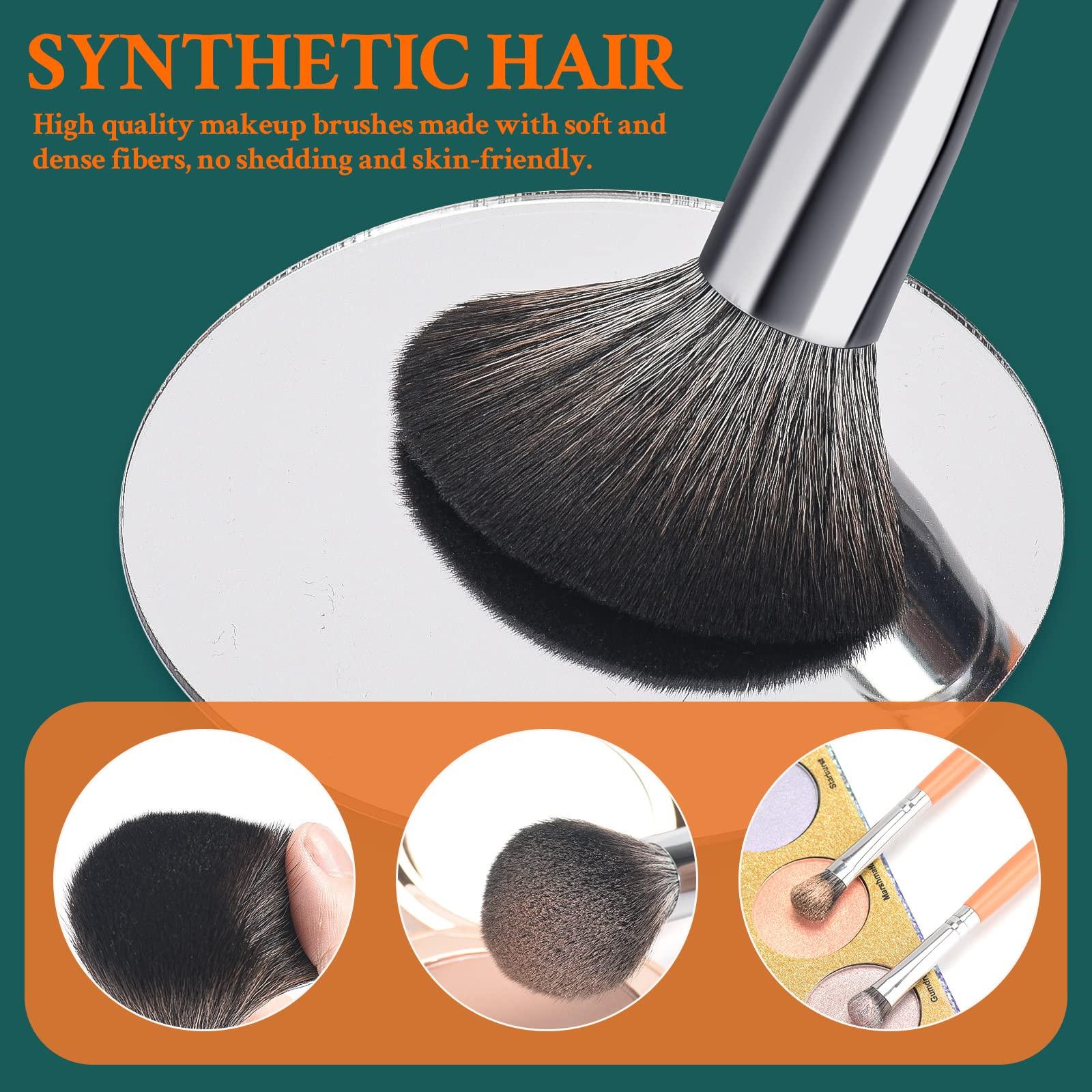 DUAIU DUAIU 12PCS Makeup Brushes Set and 18PCS Manicure Kit with Travel Bag