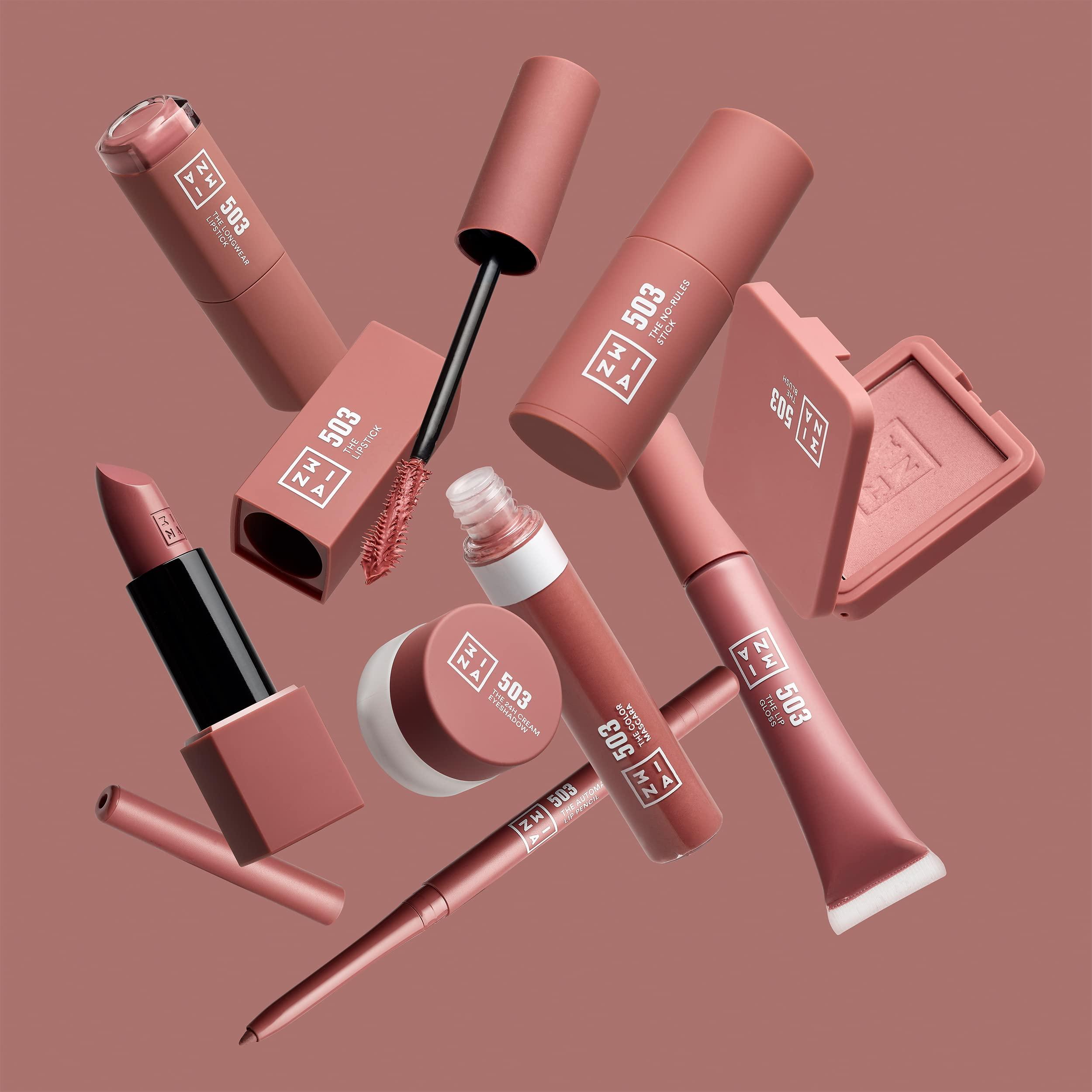 3INA 3INA MAKEUP - Vegan - The Blush 503 - Nude - Easy to Blend Powder Blush - Natural and Silky Finish - Highly Pigmented Colours - Light Texture - Cruelty Free