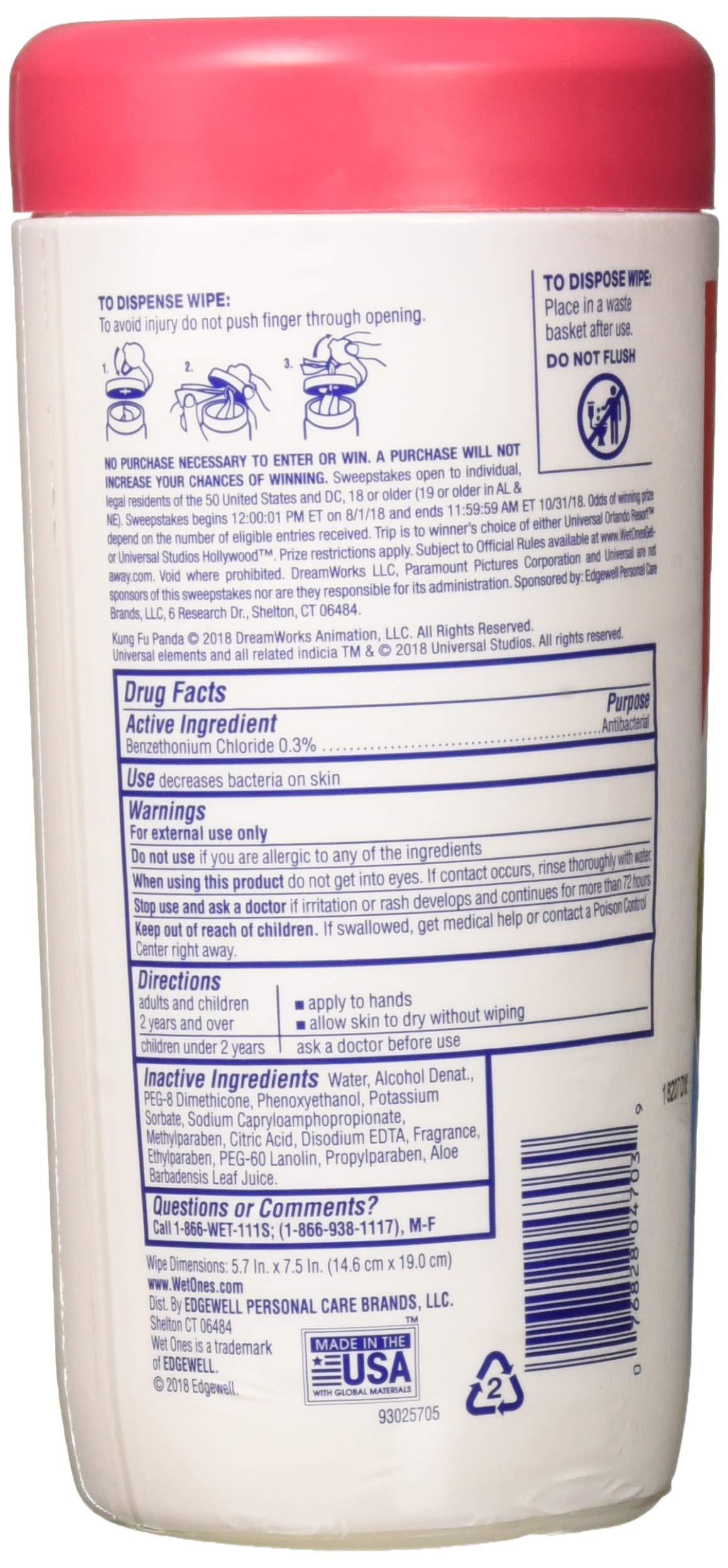 Wet Ones WET ONES Antibacterial Hand Wipes, Fresh Scent 40 ea (Pack of 12)