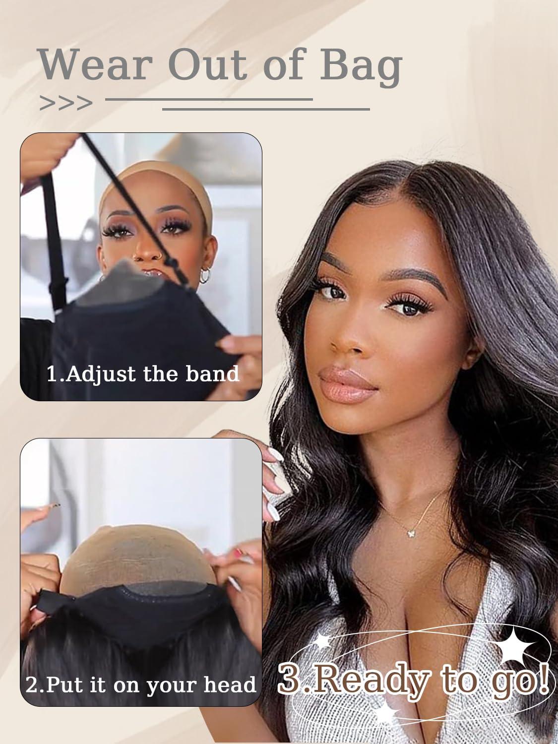 MUPRETTY MUPRETTY Brown Bob Wigs Human Hair 4x4 Lace Closure Wig 1B/30 Brown Wig Human Hair Keep Silky And Smooth After Multiple Washes 100% indian 18A Raw Hair Wigs(14Inch)