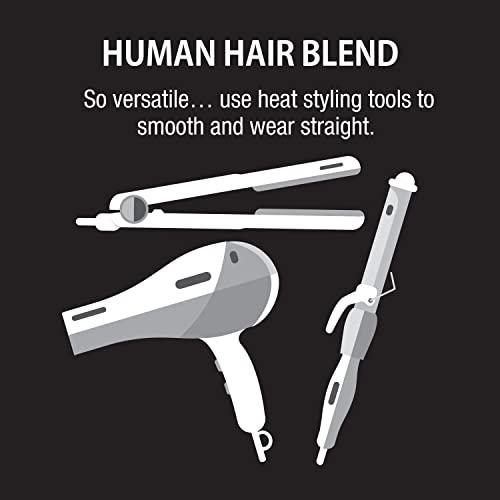 Especially Yours Makena Wig by Especially Yours® - Human Hair Blend Wig with Voluminous Layers of Natural-Looking, Bouncy Spiral Curls / Runway Shades of Black and Brown