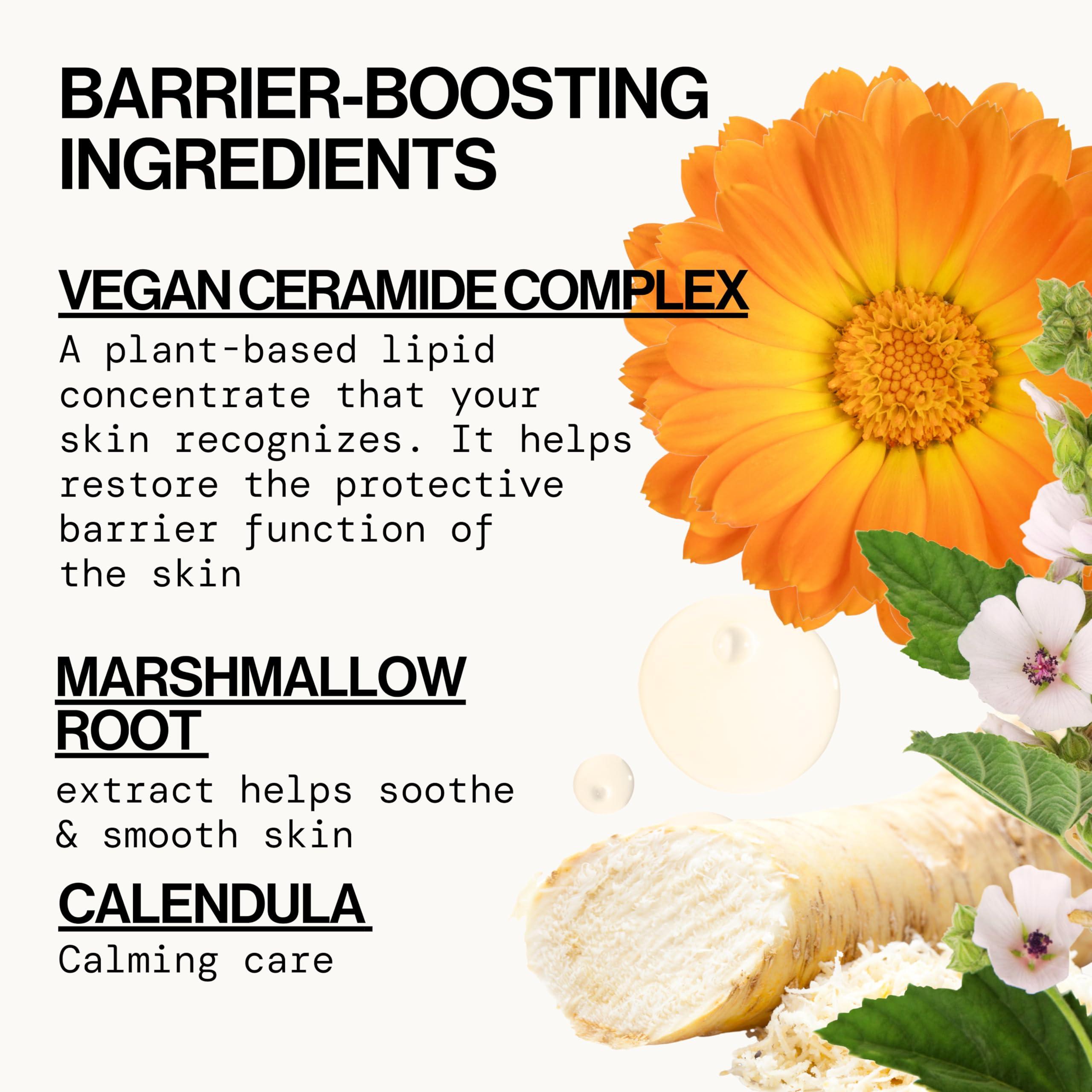 Pacifica Pacifica Face Wash for Sensitive Skin Facial Cleanser Vegan Ceramide Barrier Repair Extra Gentle for Daily Fragrance Free for Sensitive Skin, Clean Beauty, Vegan & Cruelty-Free Dermatologist Tested