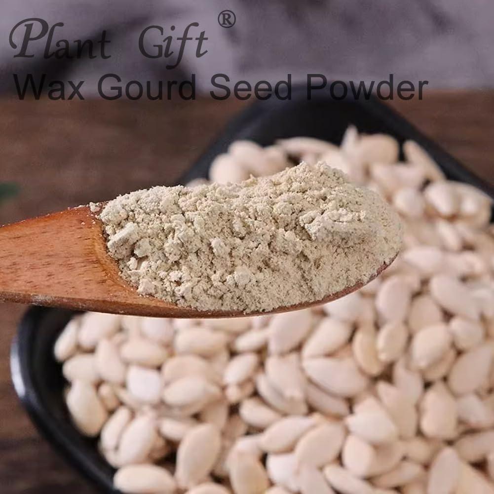 Plant Gift 100% Pure Wax Gourd Seed Powder 100g/3.52oz Natural Wax Gourd Seed Flour | Winter Melon Powder For Smoothies, Shakes, Baking & Drinks, Tea | Free from Preservatives