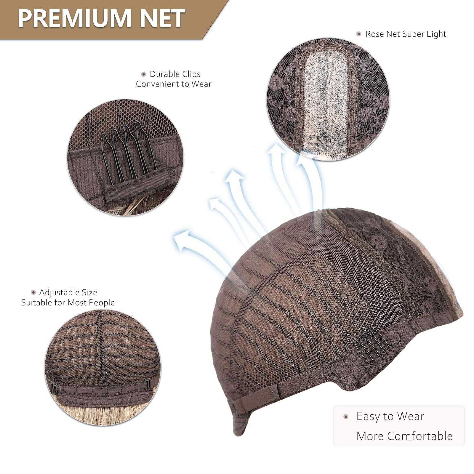 BEAUTIFA BEAUTIFA Dirty Blonde Wig, Long Blonde Wavy Wigs for Women 26 Inch Middle Part Natural Curly Synthetic Wig Heat Resistant Fiber Wig for Daily Party Use