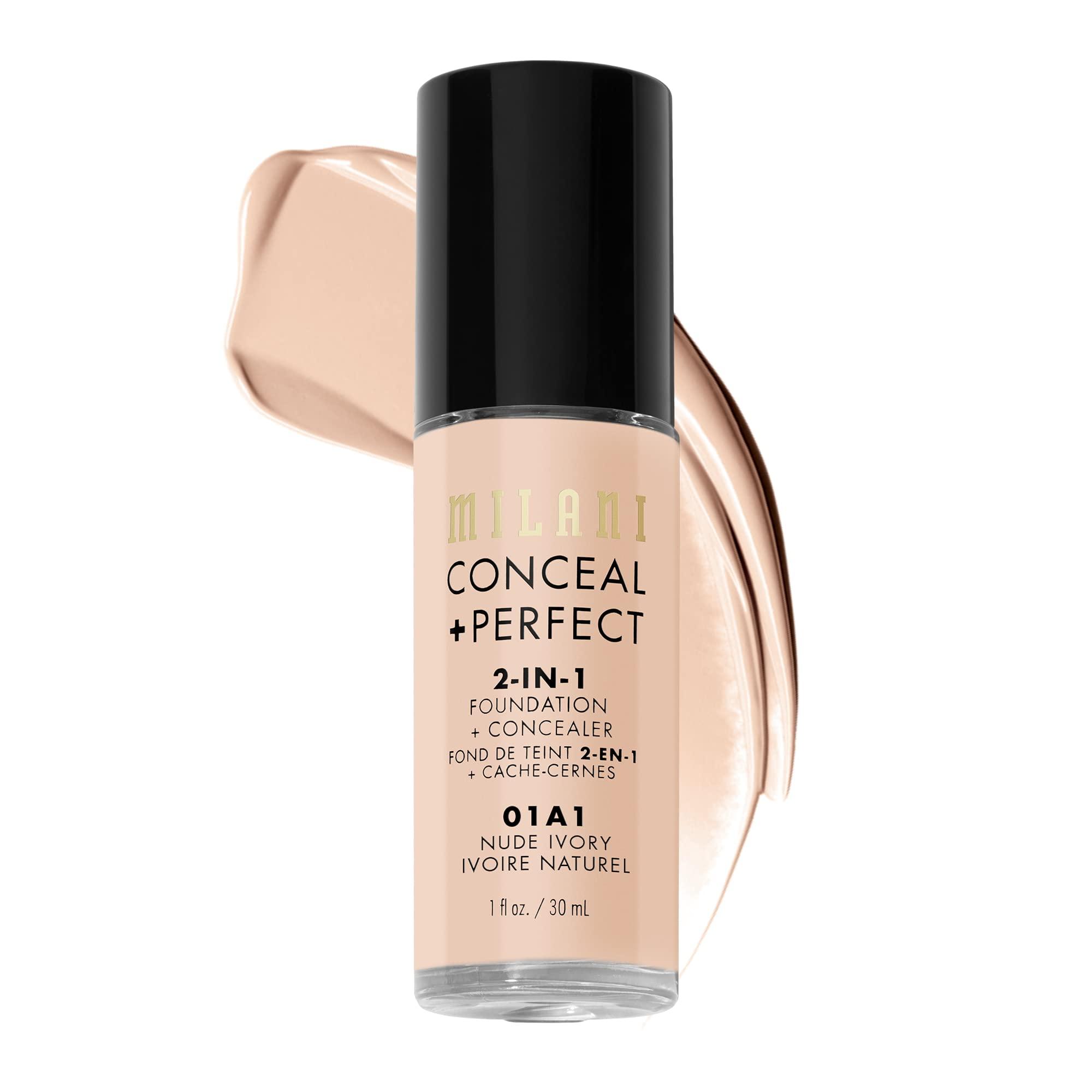 Milani Milani Conceal + Perfect Liquid Foundation - Nude Ivory, 1 Fl. Oz.