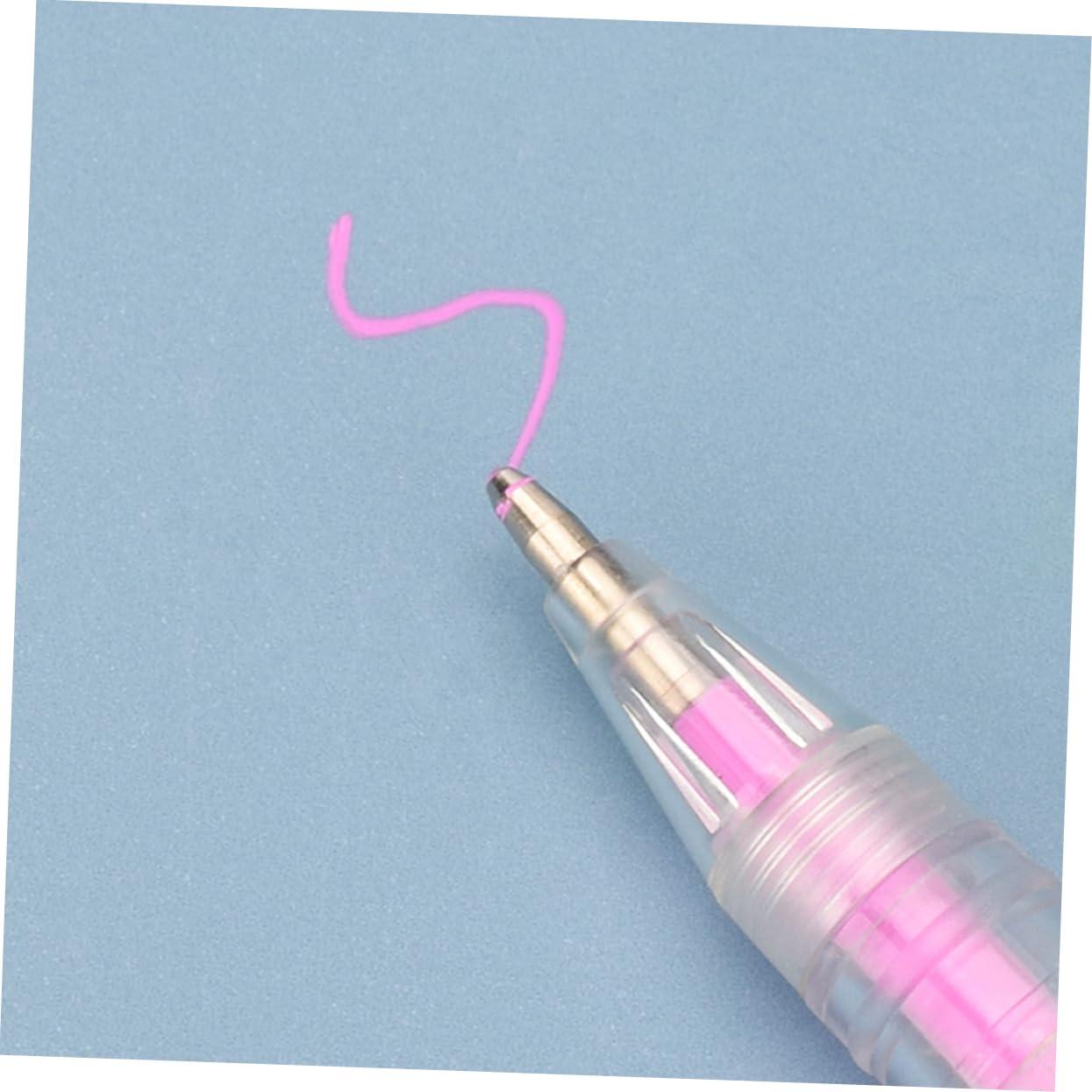 Ipetboom Ipetboom Eyebrow Marker Pen Eyebrow Tattoo Pen Tattoo Supplies Waterproof Makeup Maker Eyebrow Microblading Pen Tattoo Eyebrow Pencil Position Marker Surgery Marker Pen Tool Pink Plastic