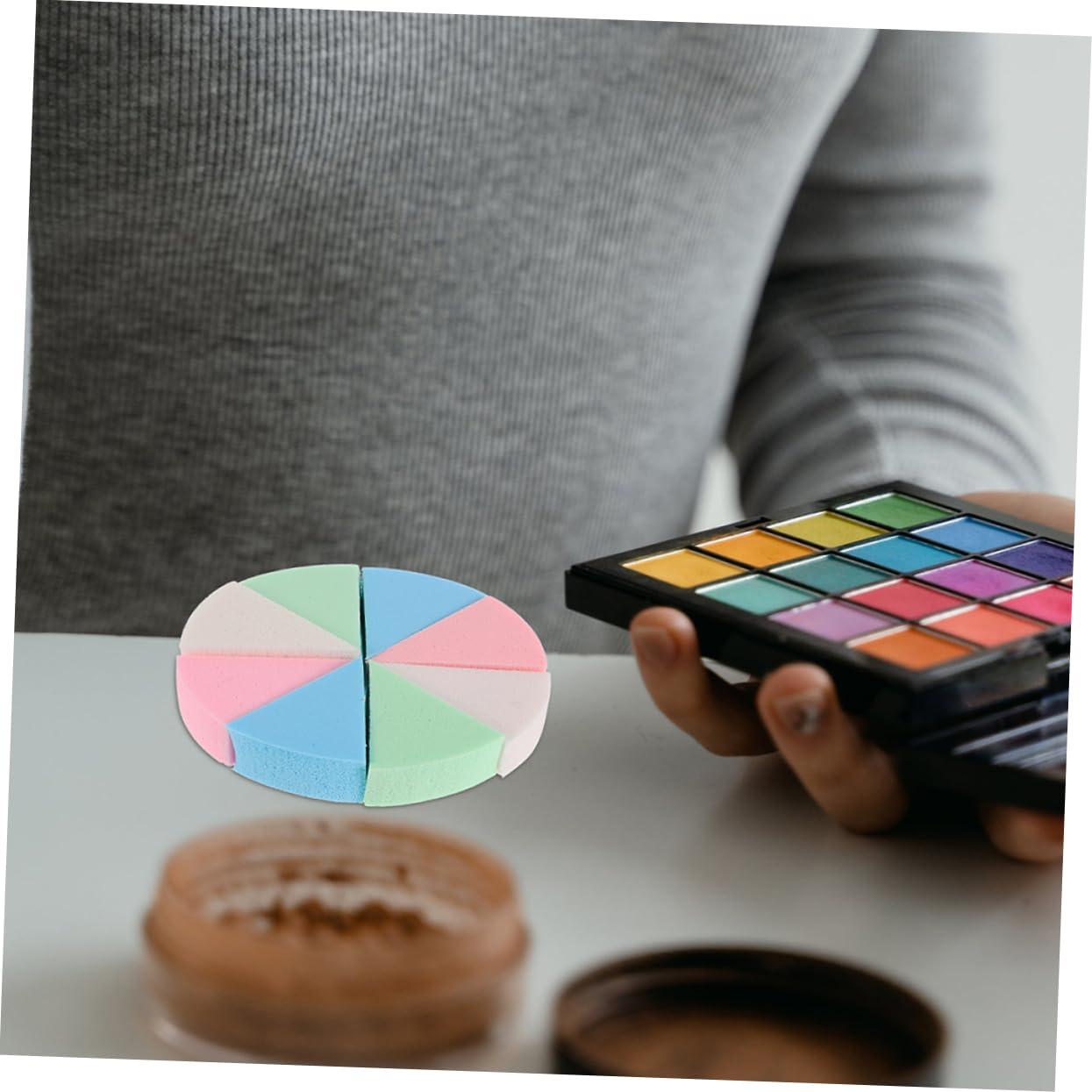 Baluue Baluue 3 Sets Triangular Sponge Puff White Makeup Shape Makeup Sponge Makeup Foundation Setting Powder Puff Beauty Sponge Make up Sponges Wedge Makeup Sponge Blender Colorful Emulsion