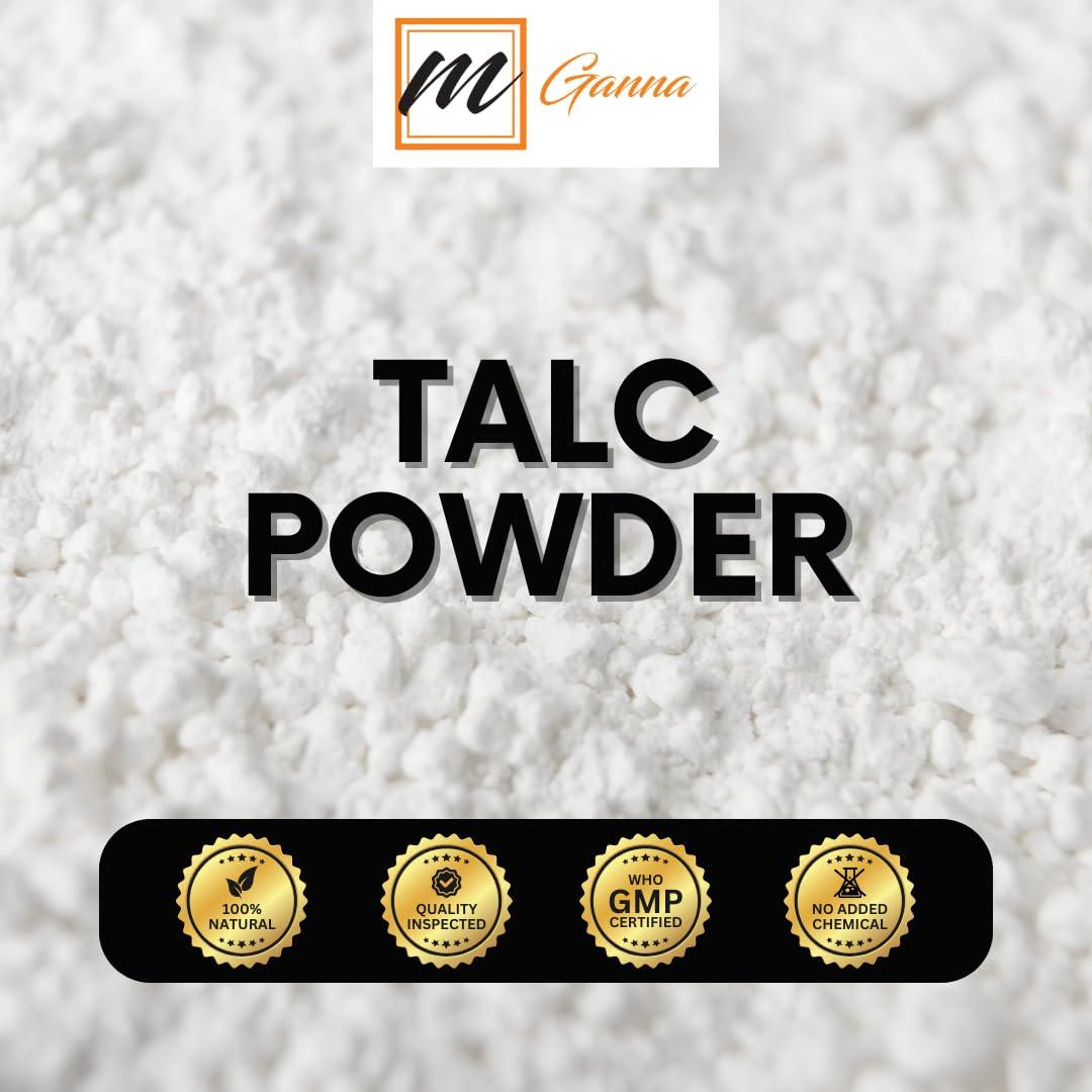 mGanna mGanna 100% Natural Talc Powder for Facial Make-up, Cosmetic Formulations, and Other Industrial Application 1 LBS / 454 GMS
