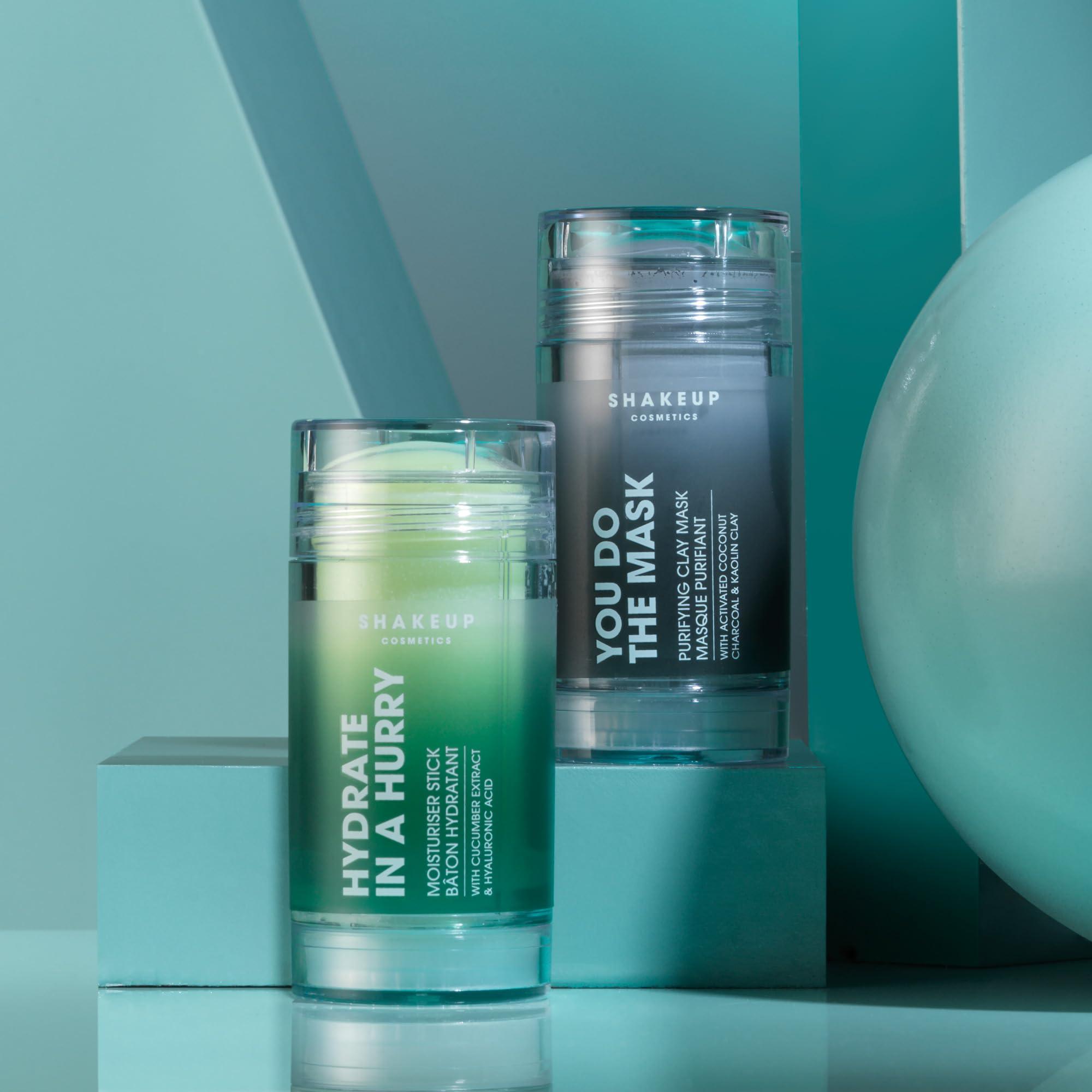 Shakeup Cosmetics Shakeup - 4-Piece Clear Skin Kit, Mens Skincare Gift Set, Targets Blemishes, Daily Face Wash, Clarifying Toner, Purifying Mask & Moisturiser Stick