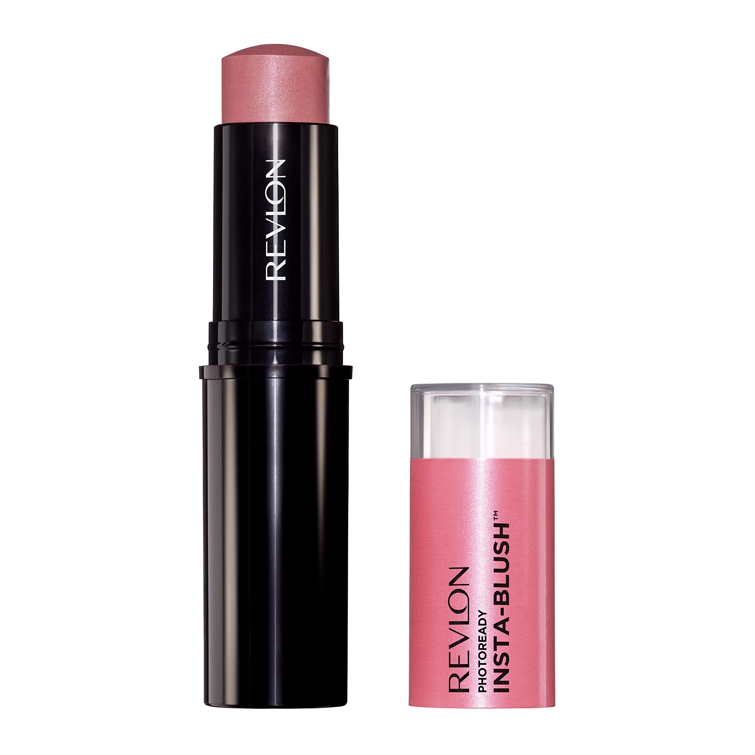 REVLON Revlon PhotoReady Insta-Blush Stick for Cheeks, Face Makeup with Cream to Powder Formula, High Impact Color, Moisturizing, Berry Kiss 320, 1.15 Oz