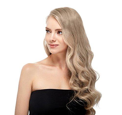 Estelle's Secret Dirty Blonde (18) Clip in Hair Extensions - 100% Remy Human Hair by Estelle's Secret, 22" Straight - 260g
