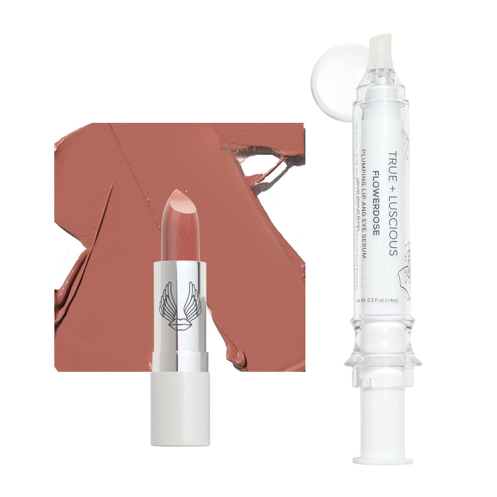 True + Luscious True + Luscious Super Moisture Lipstick Shade: Honeydew & Flowerdose Lip & Eye Serum.