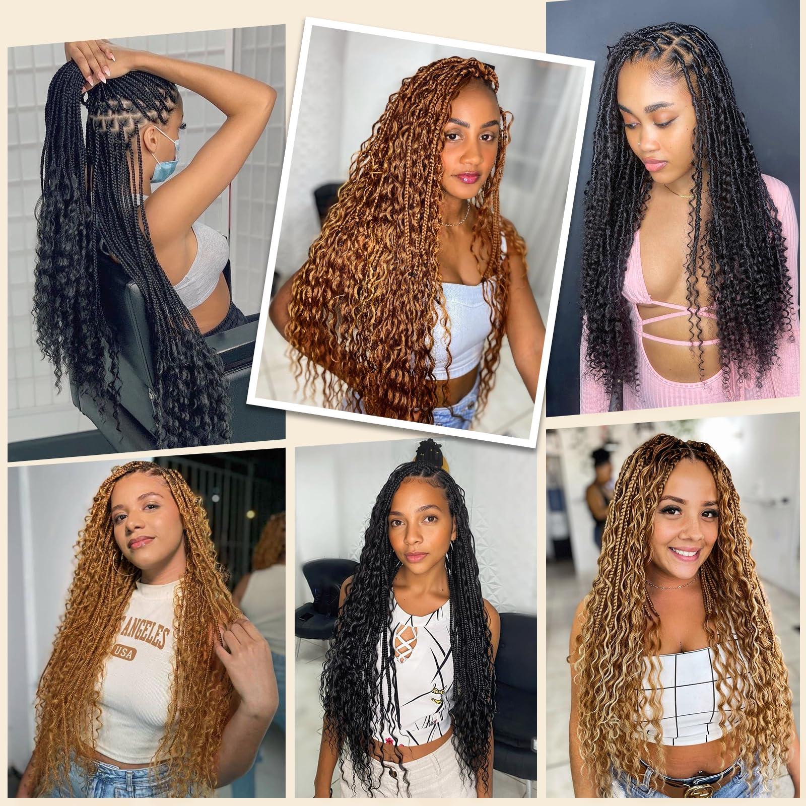 Urbeauty Urbeauty Human Braiding Hair #27 Color, Deep Wave Bulk Human Hair for Micro Braiding No Weft, Curly Human Hair for Boho Braids, Knotless/Goddess/Bohemian/Gypsy/18/20 Inch 100gram