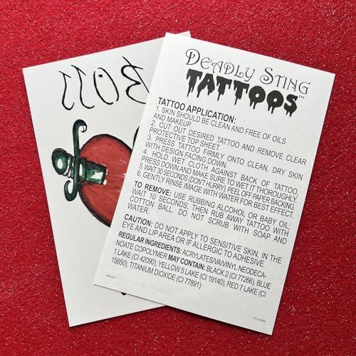 Deadly Sting Tattoos Frank N Furter Temporary Tattoo Rocky Horror Picture Show (Multi-Packs) (10-Pack)