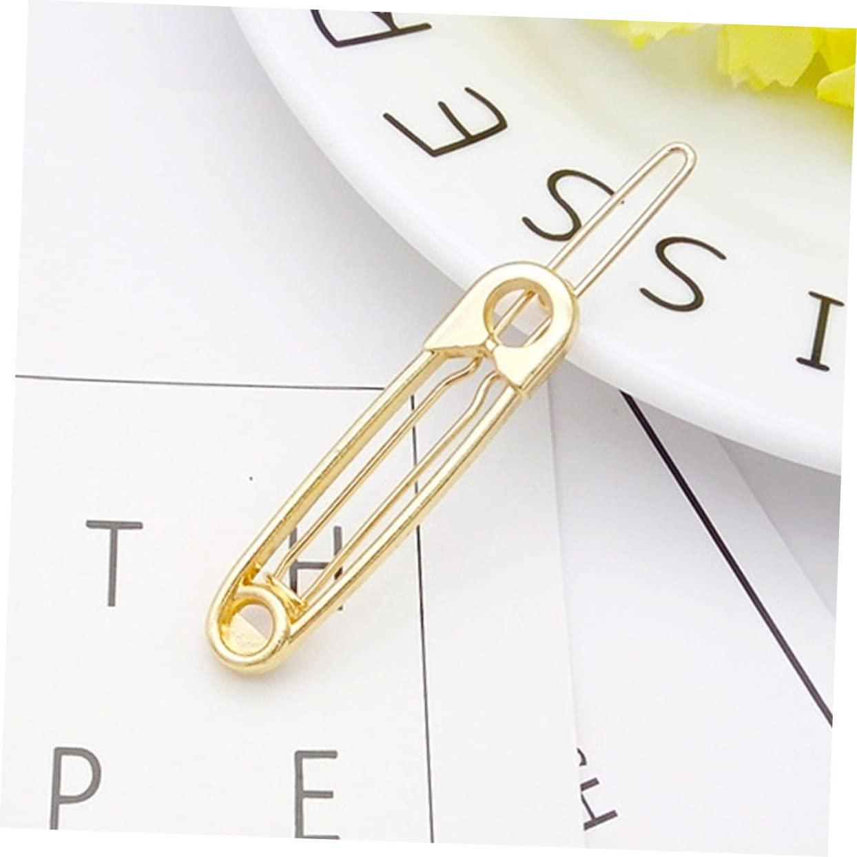 Beatifufu 12pcs Pin Hairpin Safety Pin Hair Clamp Hair Clips for Women Hair Clips for Girls Woman Hair Clips Safety Pin Hair Clip Pin Hair Barrettes Hair Accessories for Women Hair Pin