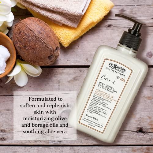 C. O. Bigelow C.O. Bigelow Apothecary Duo - Coconut Hand Care, Hand Soap & Lotion Gift Set of Two - Skin Care for Dry Skin with Moisturizing Lotion & Liquid Hand Wash - 10fl oz Each