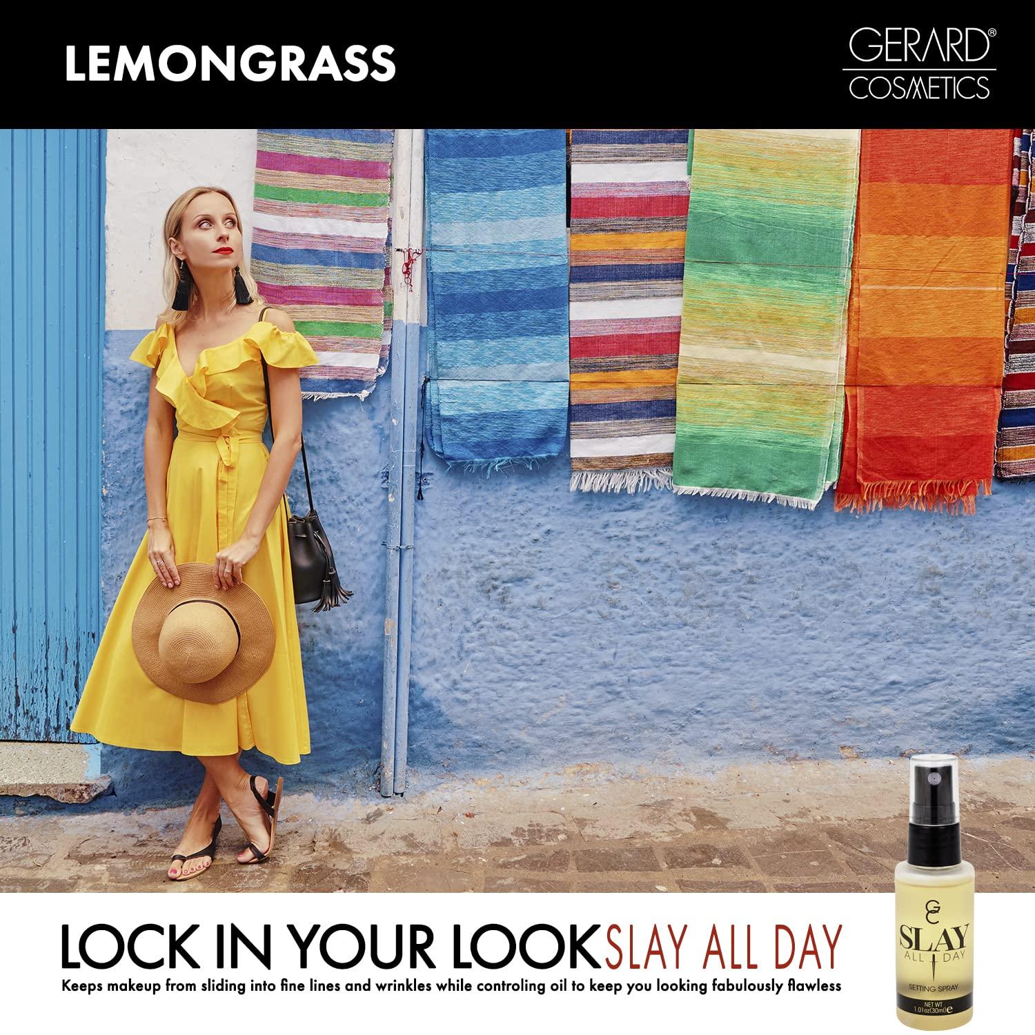 Gerard Cosmetics Gerard Cosmetics Makeup Setting Spray Mini (Lemongrass) | Slay All Day Scented Makeup Finishing Spray | Oil Control, Matte Finish, Cruelty Free, Made USA 30 mL (1.01 oz)