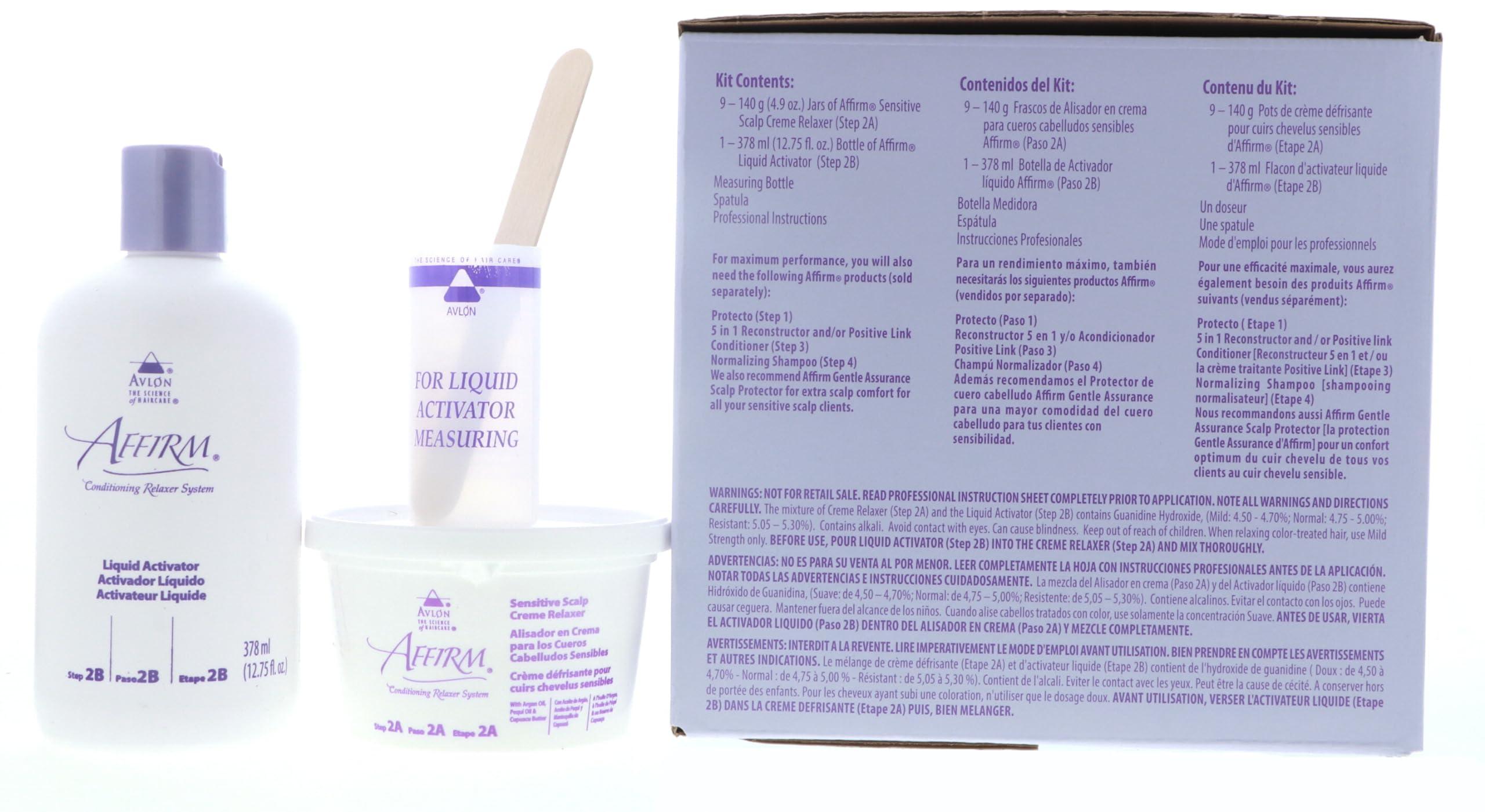 Affirm Avlon - Affirm Moisture Plus Sensitive Scalp Relaxer 9 Pack