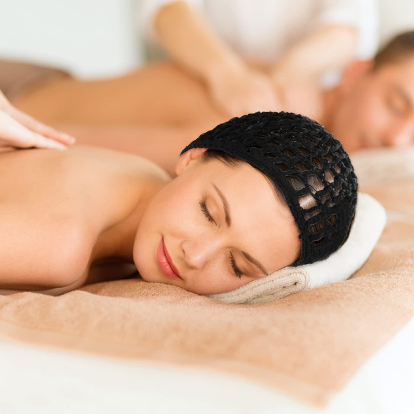 WLLHYF WLLHYF 4 Pack Hair Nets Cap Crochet Knit Snood Bonnets Sleeping Hairnet Fitted Hair Cover Wrap Comfortable Haircare Wave Cap for Women Keep Curls Ballet Serving Tidy Shower Bath Beauty