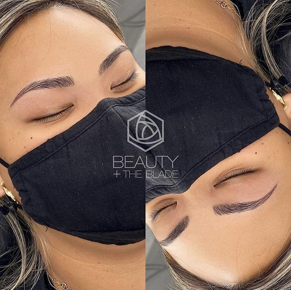 USA PMU SUPPLY 14U 0.15mm Microblading Needles - Nano Needles, Create Thinnest Strokes Possible