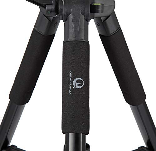 QISHI YUHUA QISHI YUHUA Wig Stand Tripod with Non-Slip Base Adjustable Mannequin Head Stand with Hook Heavy Duty Manikin Head Tripod