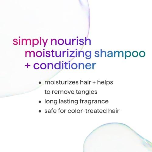 Method Method Moisturizing Shampoo, Simply Nourish with Shea Butter, Coconut, and Rice Milk Scent Notes, Paraben and Sulfate Free, 14 oz (Pack of 3)