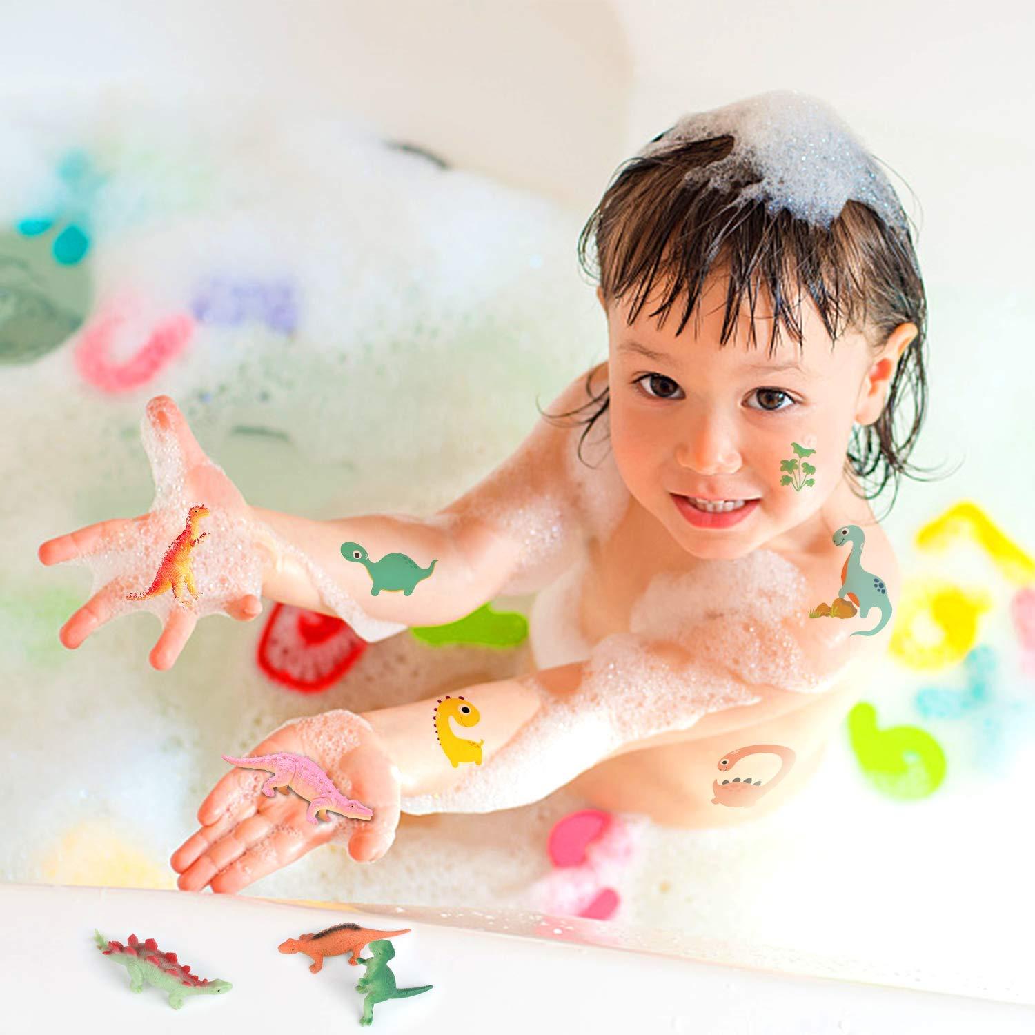 STARYAR Bath Bombs for Kids with Surprise Toys Inside - 9 Pack Organic Dinosaur Bath Bombs Easter Eggs Gifts, Bubble Bath Fizzers, Dinosaur Toys for Kids 3 4 5 6 7 8 9 Years, Boys Easter Basket Stuffers