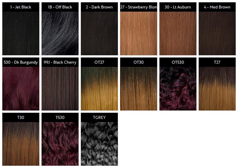 Glance SPIRAL WAND CURL (1 Jet Black) - Model Model Glance 2X Synthetic Braid