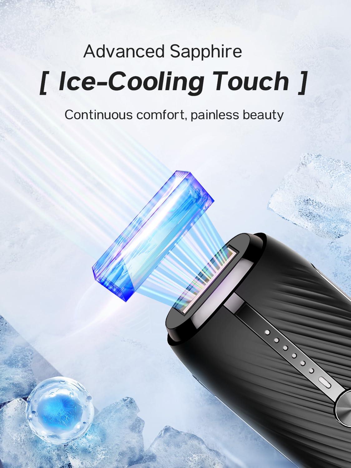 Blex Blex Laser Hair Removal for Women and Men, IPL Hair Removal Device Effective in 2 Weeks, with Ultra-Fast 0.2s Light Emission, Comfortable and Painless