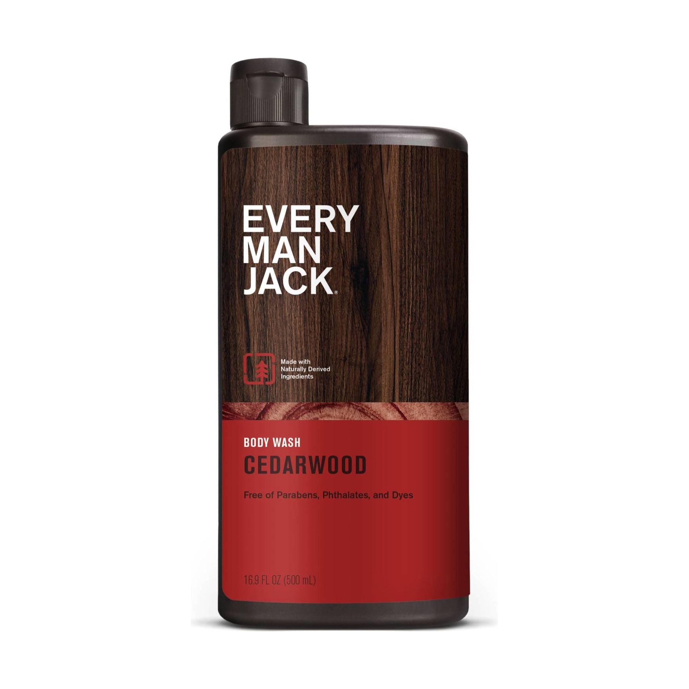 Every Man Jack Every Man Jack Body Wash and Shower Gel Cedarwood, 16.9 Ounce