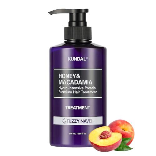Kundal KUNDAL Honey&Macadamia Hydro-Intensive Protein Premium Nature Hair Treatment(Fuzzy Navel) 500ml