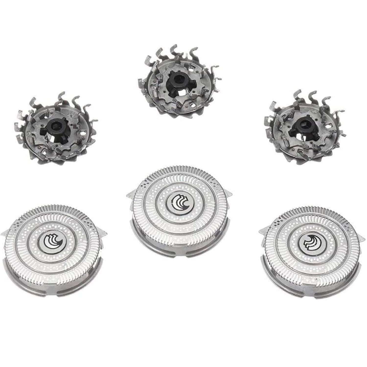 Gleway Gleway HQ9 Replacement Heads Blades Compatible with Philips Razor Electric Shaver Speed XL Series 8150XL 8160XL 8170XL HQ9070 HQ9080 8240XL 8140XL, Upgraded Shaving Heads 3Pack with Brush