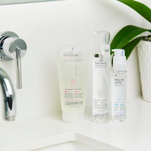 GIOVANNI GIOVANNI Direct Leave-In Weightless Moisture Conditioner - Co Wash, Great for Curls & Wavy Hair, Wash & Go, Salon Quality, No Parabens, Infused with Natural Botanical Ingredients - 8.5 oz, (3 Pack)