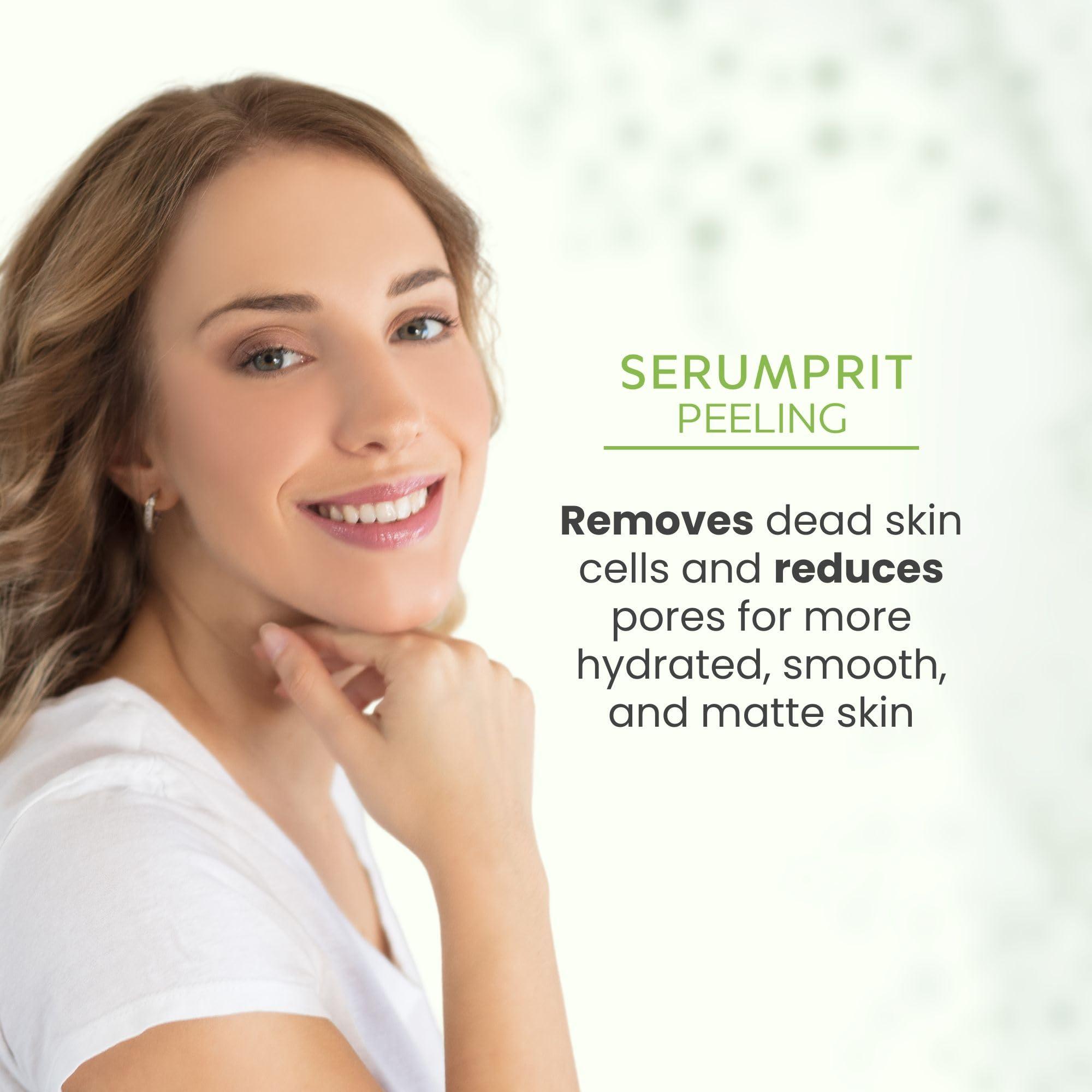 MESPRITCEUTICALS Facial Serum Peeling with PHA AHA BHA Exfoliant and PerfectionPeptide P3 | Age-Defying Pore Refining Formula - Advanced Face Serum (1.01 fl oz)