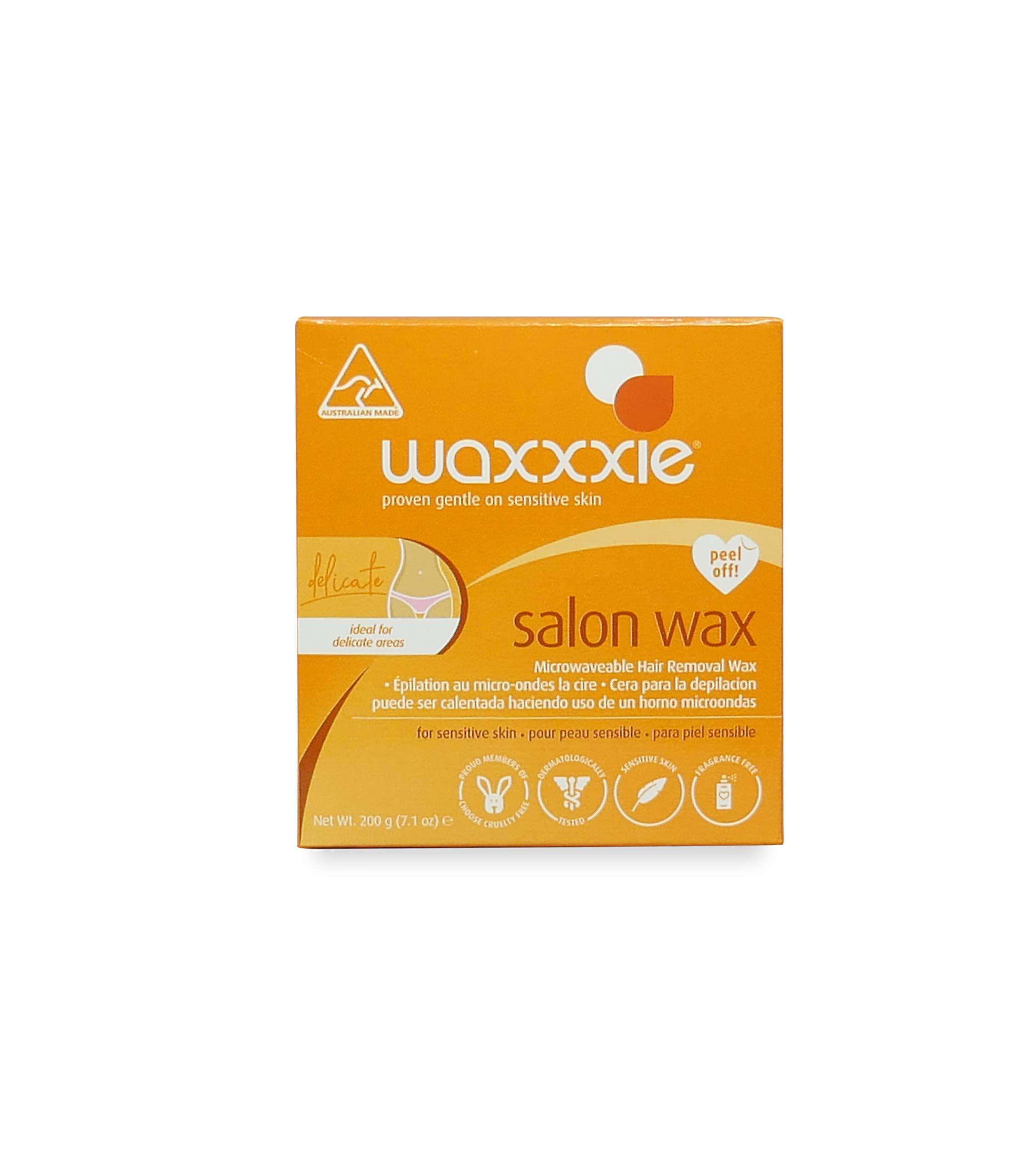 Waxxxie Waxxxie Salon Wax 6.7 fl oz Microwaveable Professional Peel Off Hair Removal Wax for Home Use with Salon-Quality Results
