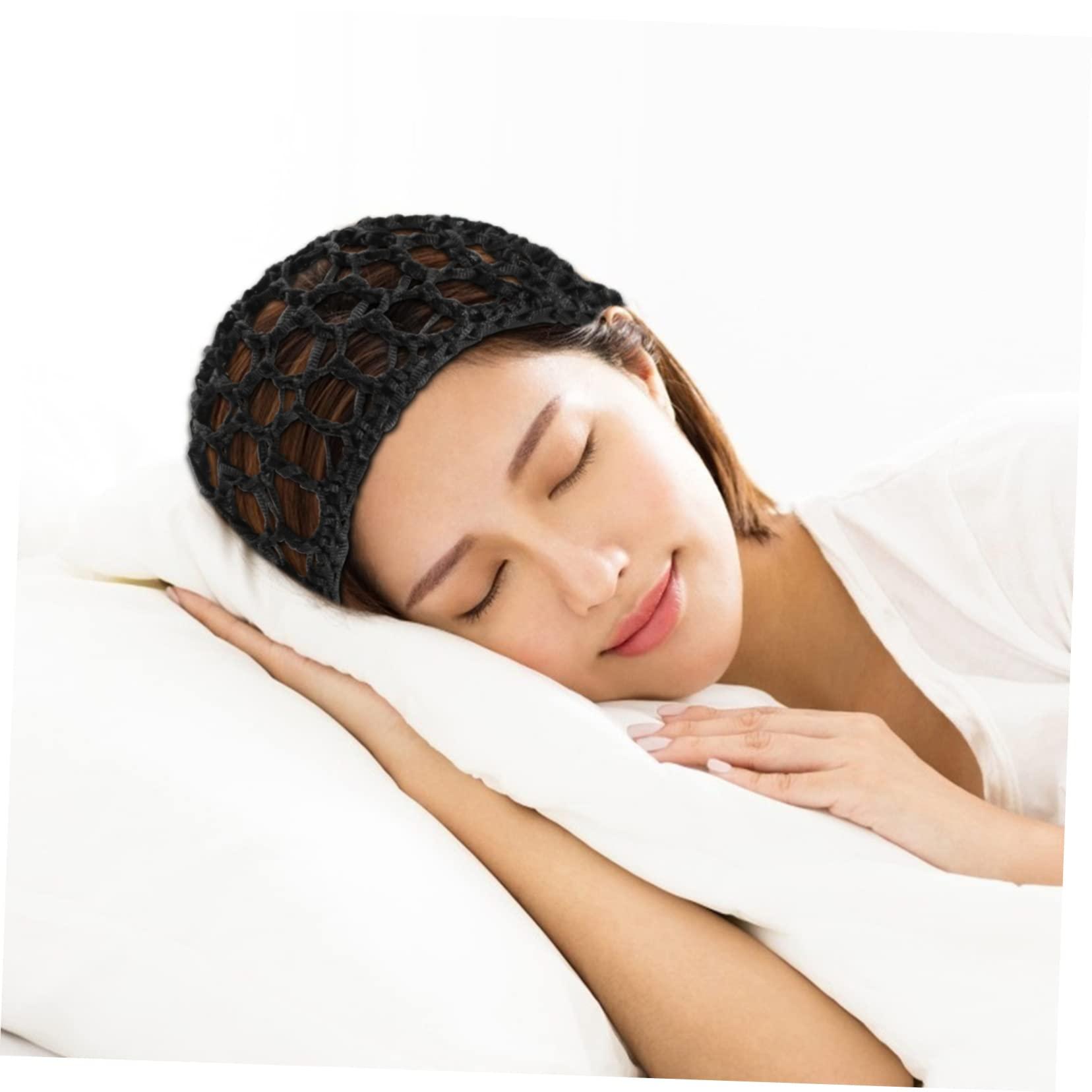 PACKOVE PACKOVE 4pcs Mesh Hair Net Heavy Duty Sleep Hair Net Bonnet Mesh Wig Cap Crochet Hair Nets for Women Hat Wig Nets Silk Wrap Hair Net Hair Net for Wig Net Hair Cap Durag Fabric