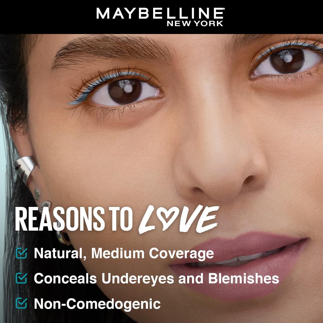 MAYBELLINE Maybelline Fit Me Matte + Poreless Face Powder & Liquid Concealer Makeup Bundle, 1 Count Each