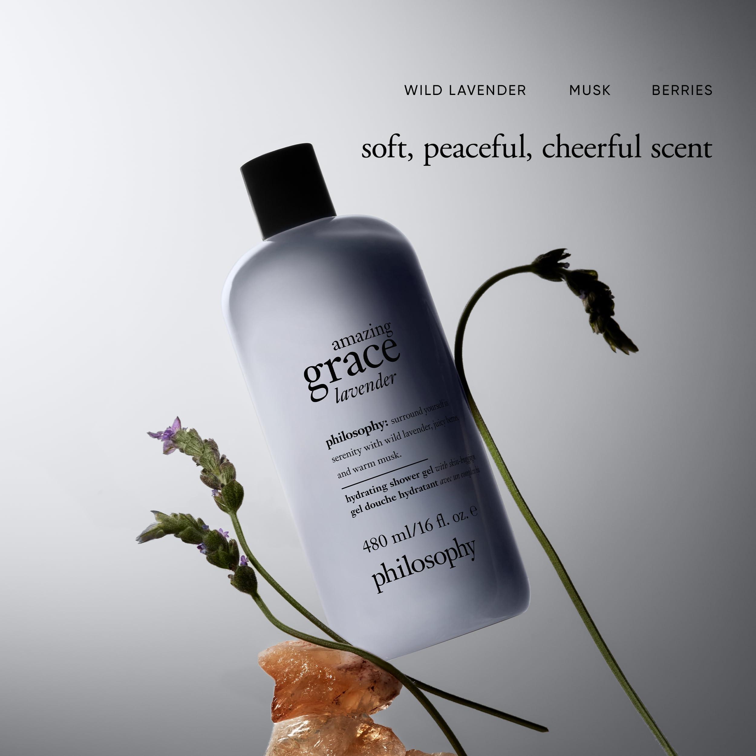 philosophy philosophy hydrating shower gel amazing grace lavender