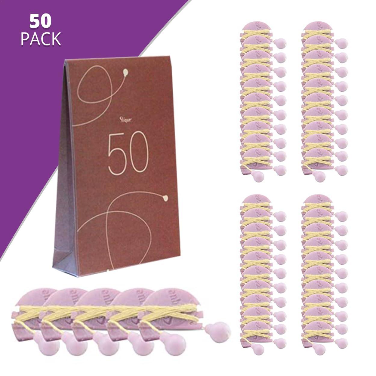 SLÍQUE Refill Hair Removal Threads for Slique DIY Facial Hair Removal Device (50)