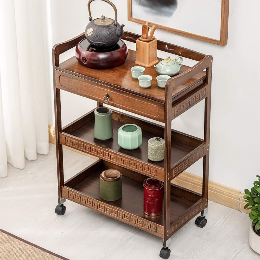 KOELAP KOELAP Salon Beauty Trolley Serving Cart,Kitchen Carts,Rolling Storage Racks and Organizer Utility Cart with Casters Wheels, Easy Assembly, for Living Room, Bathroom,Beauty Salon, SPA