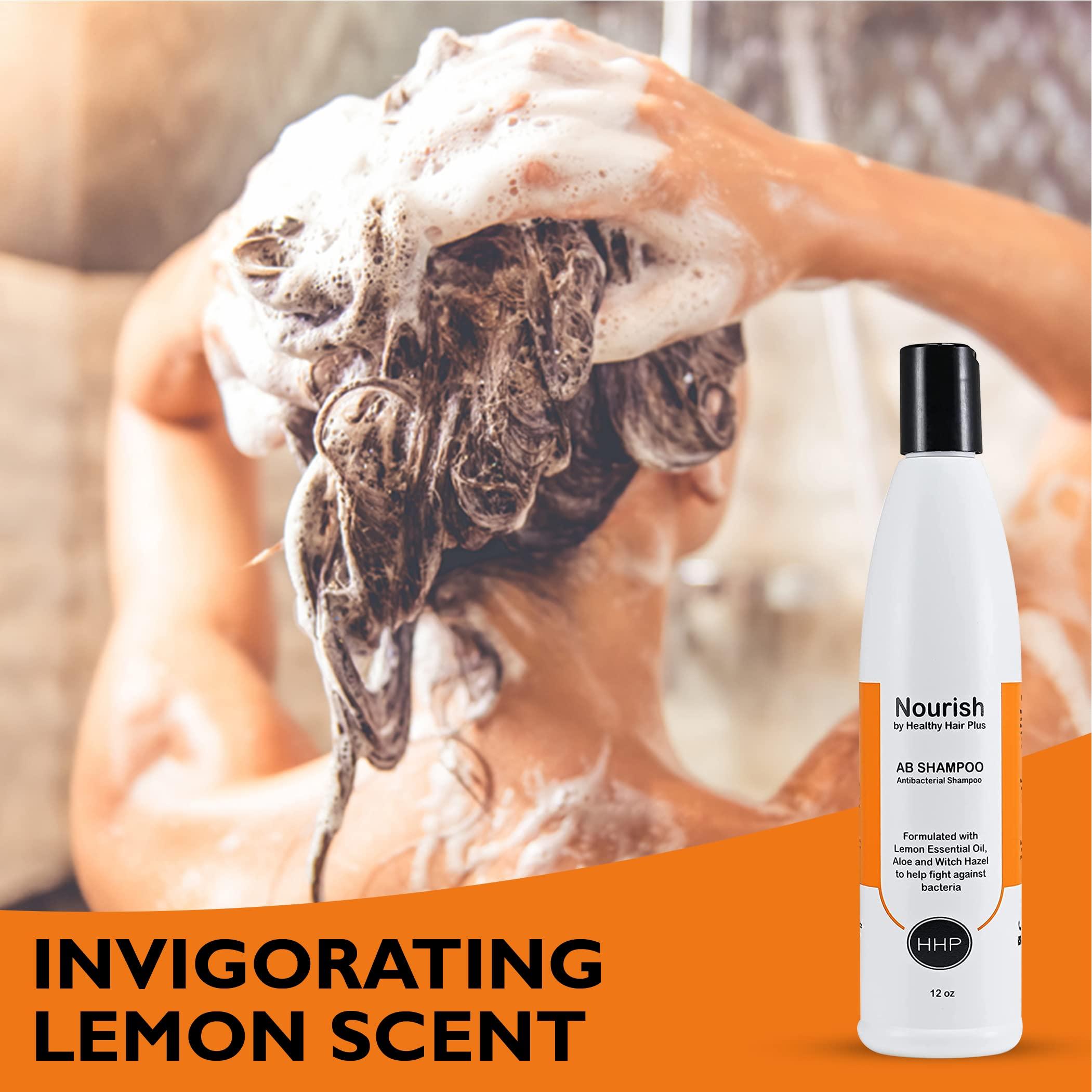 Healthy Hair Plus Healthy Hair Plus Anti-B Scalp Shampoo - Soothes Itching, Irritation, Redness, & Flaking - Ideal for Sensitive Skin, Ringworm, Seborrhea, and Scalp Acne - Suitable for Men, Women, and Teens