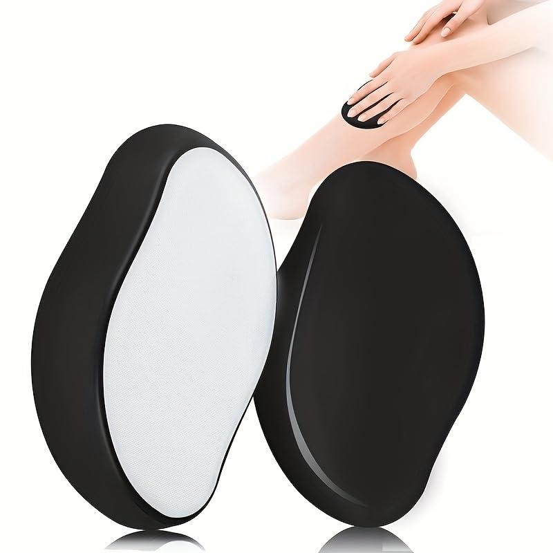 FXBAOJUNDA Magic Crystal Hair Eraser, Suitable for Men and Women Painless Exfoliating Crystal Hair Removal Tool, Magic Crystal Hair Remover for Legs and Back of Arms (Primary White)