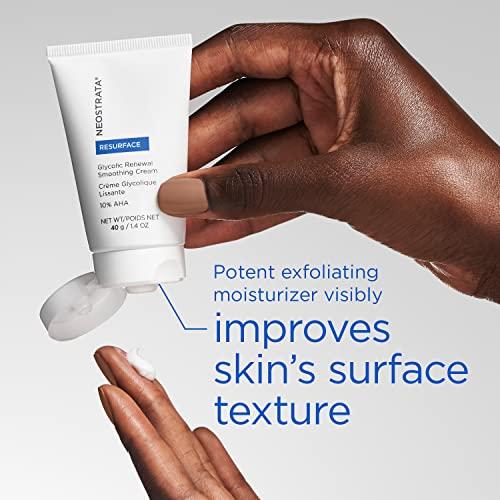 NEOSTRATA NEOSTRATA GLYCOLIC RENEWAL Smoothing Cream Texture-Refining Moisturizer with Glycolic & Citric Acid, Shea Butter Non-Comedogenic, 1.4 Ounce (Pack of 1)