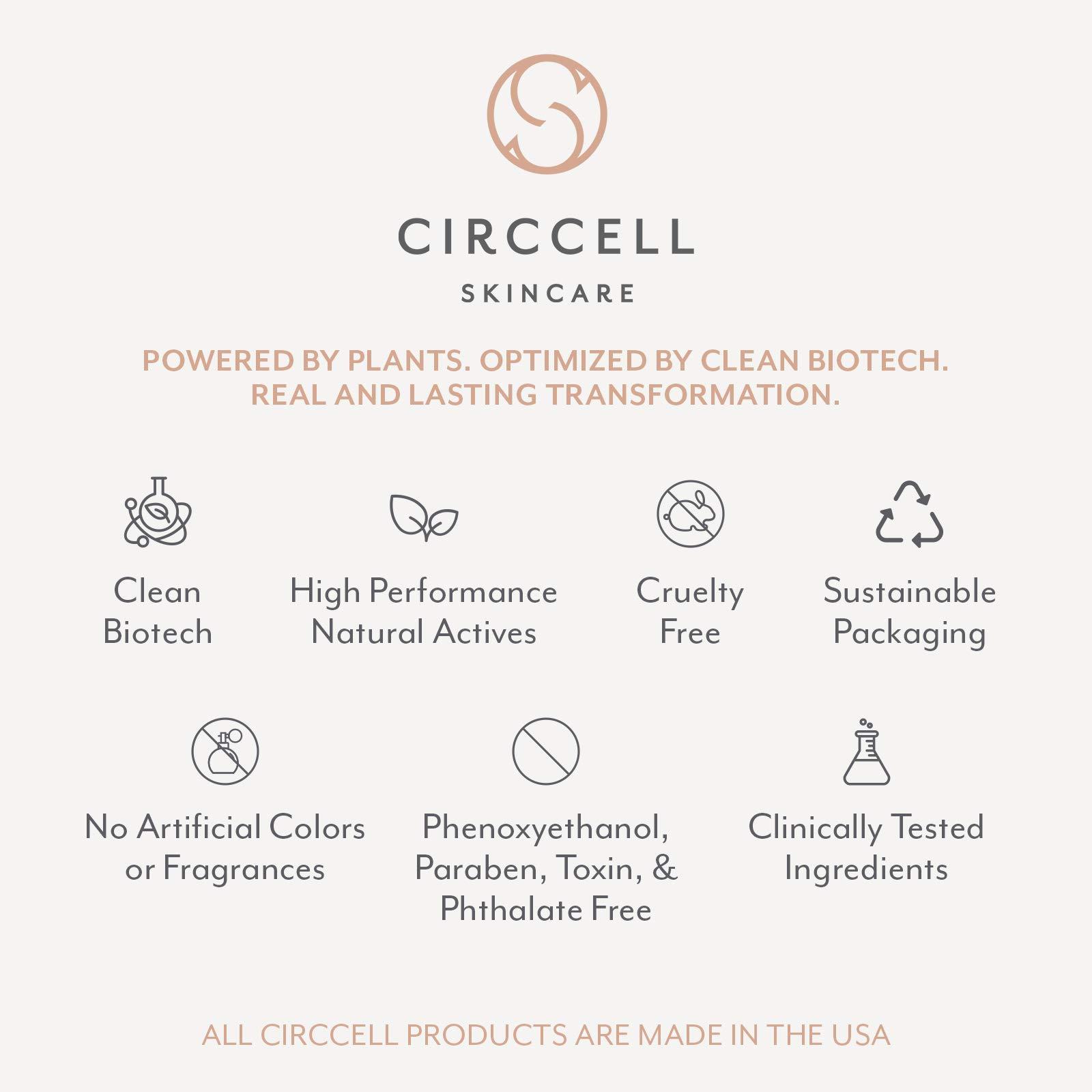 CIRCCELL CIRCCELL Extraordinary Face Oil - Jacqueline's Blend for Brightening & Anti-Aging Hydrating Natural Skin Care Treatment with Vitamin C, Rose & Jasmine Oils - All Skin Types, 30 ml
