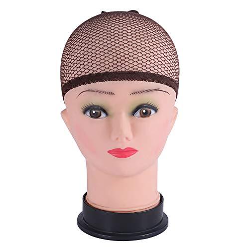 EBOOT eboot 3 Pack Wig Caps (Drak Brown Nylon Caps and Drak Brown Mesh)