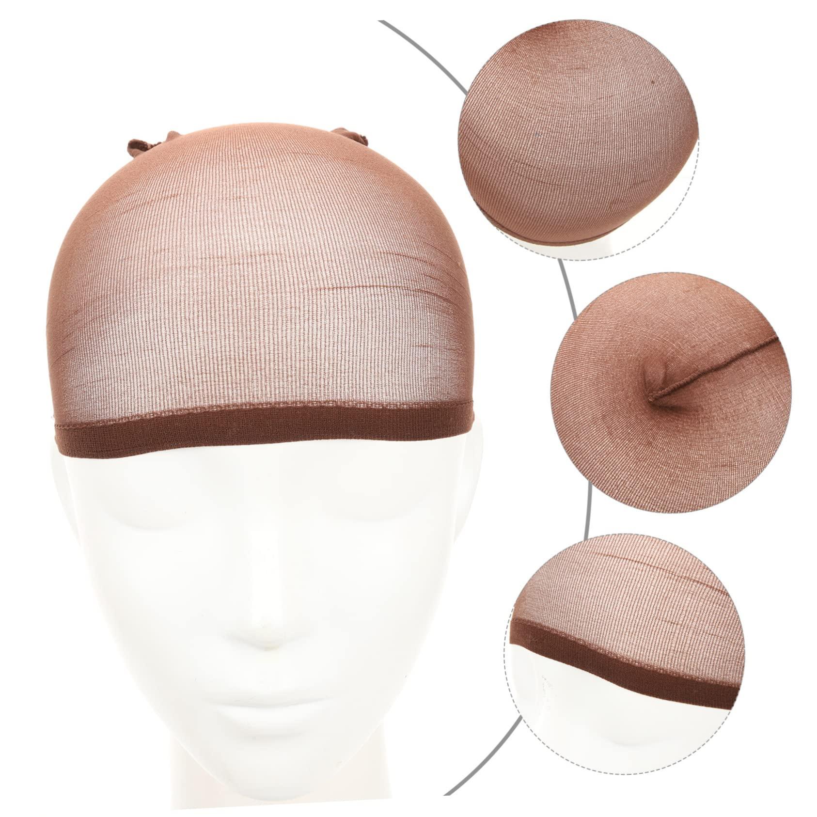 HAPINARY HAPINARY 6pcs Women\'s Hair Nets Cap Has Hair Mesh Nets Cap for Wig Making Close End Cap in Wigs