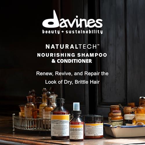 Davines Davines Naturaltech NOURISHING Shampoo & Conditioner, Gentle Cleansing Action For Dehydrated, Dry & Brittle Scalp, Adds Softness & Brightness, Hydrates Unsctructured Hair, 8.45 & 8.884 fl. oz.