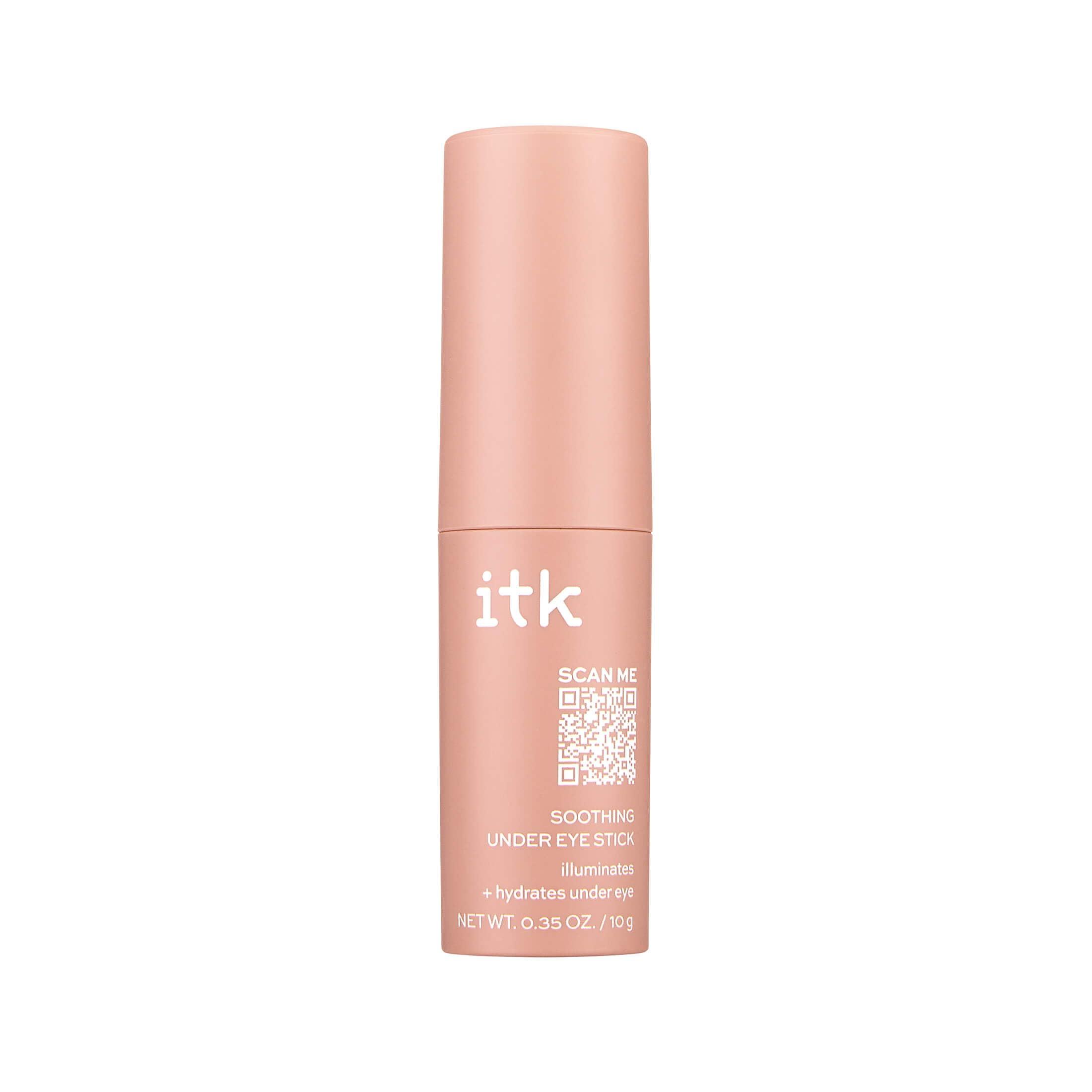 ITK ITK Skincare Caffeine + Aloe Vera Under Eye Stick Balm - Moisturizer for Fine Lines and Wrinkles - Under Eye Treatment Soothes Redness and Hydrates, Brightens, and Soothes Puffy Eyes - 0.5 oz. Stick